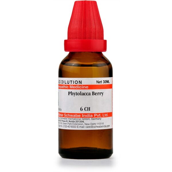 Dr Willmar Schwabe India Phytolacca Berry Dilution (30ml)