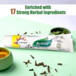 Dr. Morepen Active Smile Herbal Toothpaste (100gm) Enriched with 17 Powerful Herbs For protection to teeth and gums - Image 3