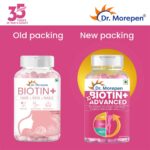 Dr. Morepen Biotin+ Tablet 60 Tablets For Healthy Hair, Skin & Nails, Weight management - Image 2