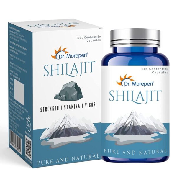 Dr. Morepen Shilajit Capsule - 60 Capsules For physical stress, mental performance, weight loss goals