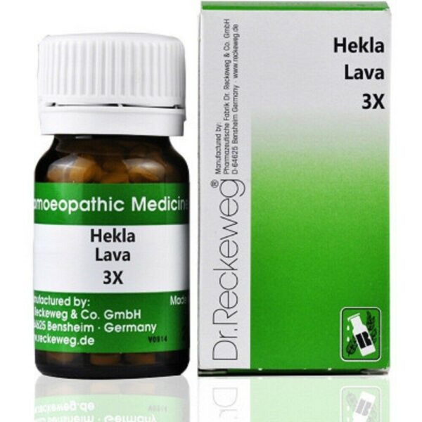 Dr. Reckeweg Hekla Lava Tablets 3X (20gm) for toothache swelling