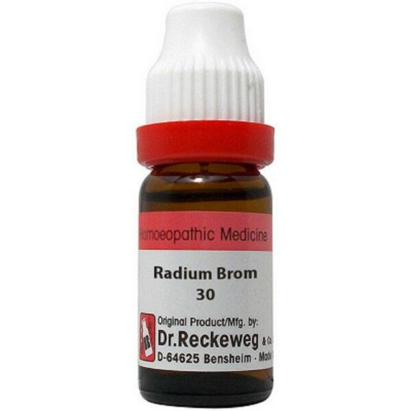 Dr. Reckeweg Radium Bromatum Dilution (11ml) for back pain joint pain pimple itching