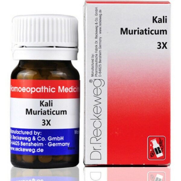 Dr. Reckeweg Kali Muriaticum (20gm) Tablets for eczema heartburn acidity