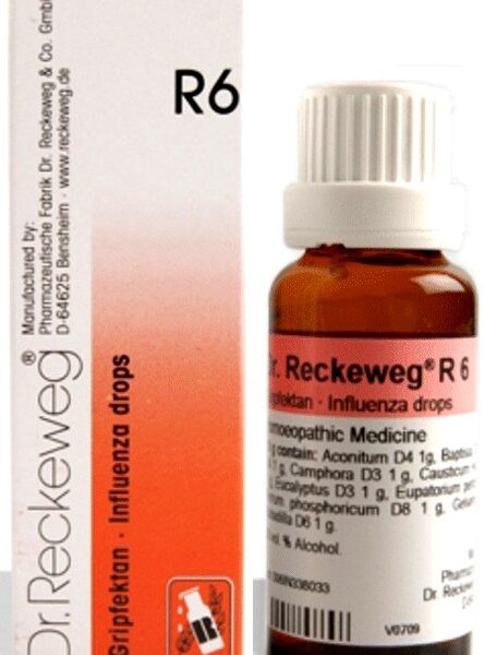 Dr. Reckeweg R6 Homeopathic Medicine Drops for Influenza Mucous Membrane for Influenza coughing