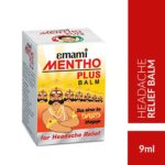 Emami Mentho Plus Balm - 9 ml For Pain Relief, headache, relaxing stressed muscles - Image 2