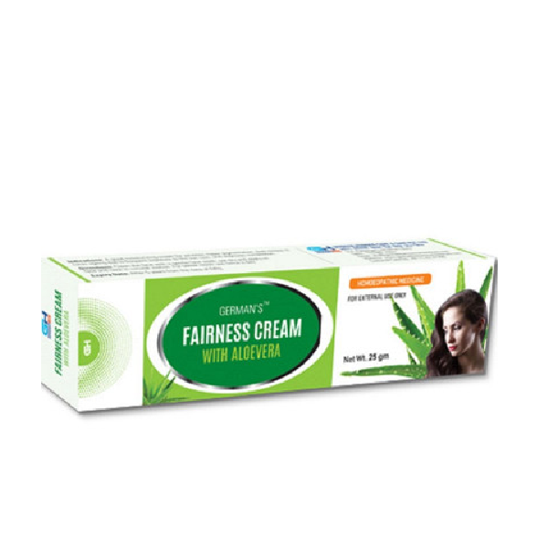 German Homeo Care & Cure Fairness Cream with Aloevera (25g)