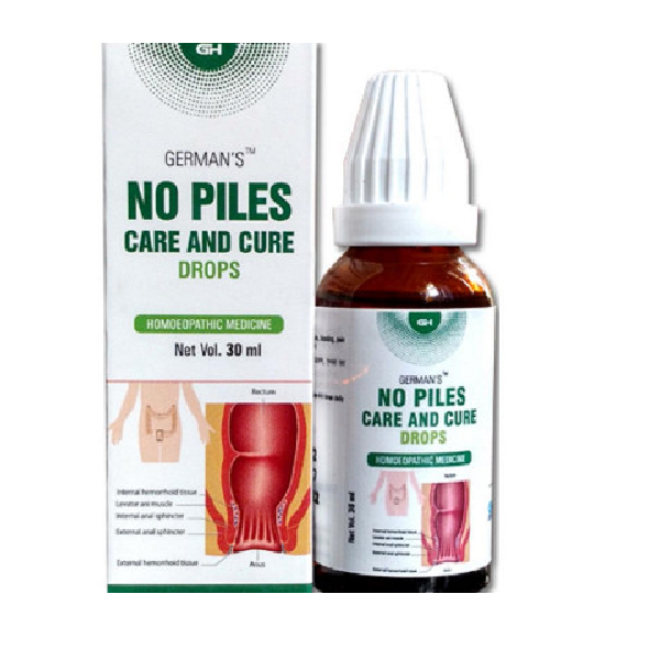 German Homeo Care & Cure No Piles Drops (30ml)