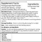 H&C 100% Natural Pomegranate Peel Powder (Punica grantum) - 227 g For Fine Skin, shrinking pores - Image 3
