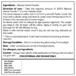 H&C Herbal Ingredients Expert Natural and Pure Herbal Henna Powder 227 g For Hair Care | Hair Color - Image 3