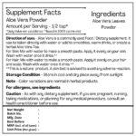 H&C Herbal Ingredients Aloe Vera Leaf (Aloe Barbadensis) Powder - 227g for Hair And Skin Care - Image 4