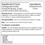 H&C Herbal Ingredients Expert Natural Ashwagandha Root Powder 227-g For Immune Support, stress - Image 3