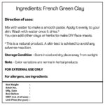 H&C Herbal Ingredients Expert Natural Green Clay Powder 227gm For Face Pack, Hydrated Skin - Image 3