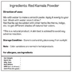 H&C Herbal Ingredients Expert Natural Red Kamala Powder - 227g For Hair , scalp inflammation - Image 3