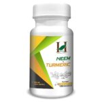H&C Herbal Ingredients Expert Neem & Turmeric Powder in Veg Capsules 120 (450 mg) For Energy Levels