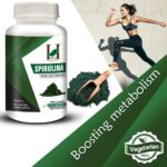 H&C Herbal Ingredients Expert Spirulina 120 Capsules (450mg Each) | Nutrition Rich Super Food Supplement - Image 3