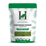 H&C Herbal Ingredients Expert 100% Natural Wheat grass (Triticum Aestivum) Powder - 227g | Ayurvedic Nutrition and Builds Immunity