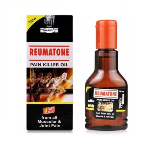 Reumatone Hapdco Pain Killer Oil 60g For Fast Pain-Relief Quick Action
