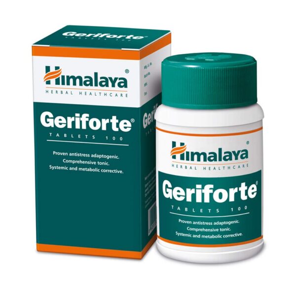 Himalaya Geriforte 100 Tablets For immunity, fatigue and stress, stamina and overall performance