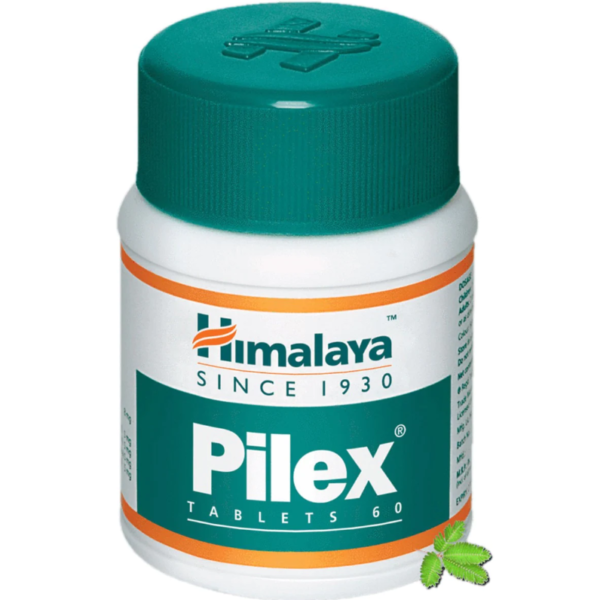 Himalaya Pilex Forte Tablet (60 Tablets) For pain, pain-free fecal excretion, wound healing, digestion