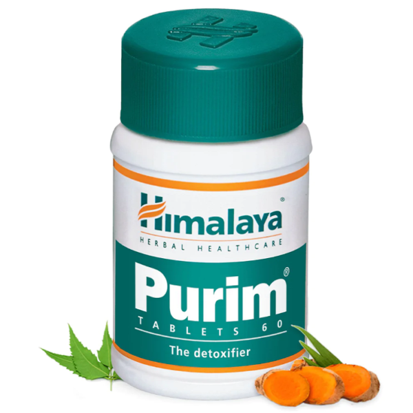 Himalaya Purim (60 Tablets) For Skin Allergies And Dermatitis, Skin Infections