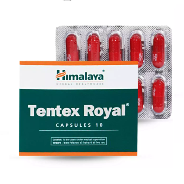 Himalaya Tentex Royal (10 Capsules) For strength and stamina, relaxation of vascular smooth muscles