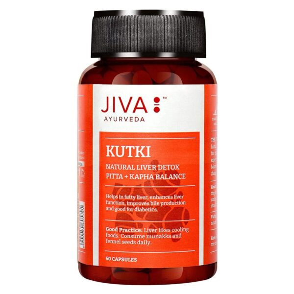 JIva Ayurveda Kutki (60 Capsule) For liver functioning, Obesity, Diabetes or any kind of liver disorders