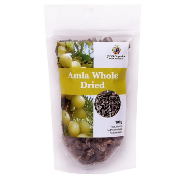 Jioo Organics Whole Amla Sun-Dried Indian Gooseberry Pack (100 Gms)