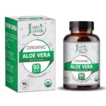 Just Jaivik Organic Aloe vera Tablets 750mg (90 Tablets) For All Wellness And Rejuvenation