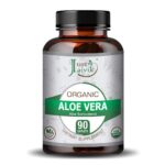 Just Jaivik Organic Aloe vera Tablets 750mg (90 Tablets) For All Wellness And Rejuvenation - Image 2
