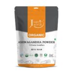 Just Jaivik Organic Ashwagandha Powder Withania Somnifera- USDA 227g For Vitality and Strength, Stress-free Living