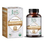 Just Jaivik Organic Ashwagandha Tablets 750mg 90 Tablets For General Wellness and Anxiety Relief, Stress Support