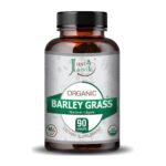Just Jaivik Organic Barley grass Tablets - 750mg (90 Tablets) For immunity, Weight Loss - Image 2