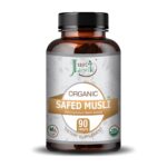 Just Jaivik Organic Safed Musli Tablets - 750mg (90 Tablets) For muscle strength, vitality, motility - Image 2