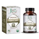 Just Jaivik Organic Vibhitaki Tablets - 750mg (90 Tablets) For Healthy Digestion, Detoxify the Body