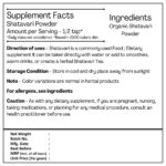 Just Jaivik 100% Organic Shatavari Powder, USDA Organic, 1/2 Pound / 227g, Asparagus Racemosus, Rejuvenative for Vata and Pitta that Promotes Vitality and Strength - Image 3