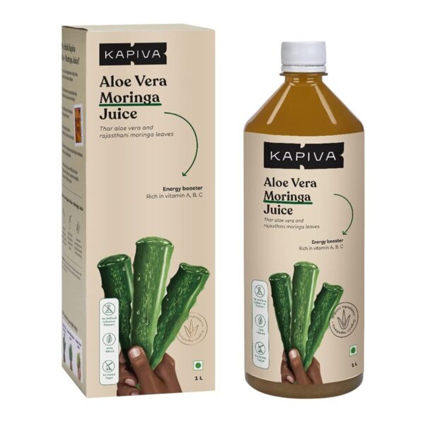 KAPIVA ALOE + MORINGA JUICE 1 L for swelling, joints, tiredness