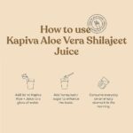 KAPIVA ALOE + SHILAJEET JUICE 1 L for cellular damage, boosts the circulation of blood, Infuses energy - Image 6