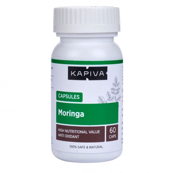 KAPIVA MORINGA CAPSULES 60 CAPS for Reduce pain, Protect liver and heart