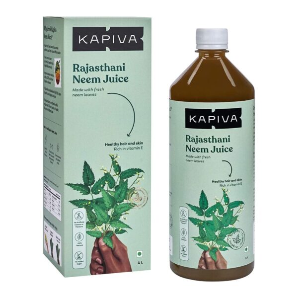KAPIVA NEEM JUICE 1 L for indigestion, constipation, pain relieving