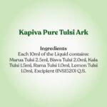 KAPIVA PURE TULSI ARK 30 ml for cold, cough, flu, headaches, immune system, blood sugar levels - Image 9