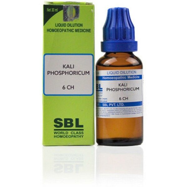SBL Kali Phosphoricum Dilution (30ml) for headaches anxiety Diarrhoea