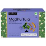 Kapiva Madhu Tula Blood Sugar Control Green Tea 20 Tea Bags for blood sugar levels - Image 2