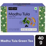 Kapiva Madhu Tula Blood Sugar Control Green Tea 20 Tea Bags for blood sugar levels