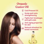 Kapiva Organic Castor Oil 250 ml for moisturizes the hair, boost skin health, improving hair growth - Image 3