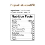 Kapiva Organic Mustard Oil 1L for blood pressure, bad cholesterol levels, promoting heart health heart care - Image 3