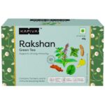 Kapiva Rakshan – Immunity Green Tea 20 Tea Bags for cold, flu, blood pressure
