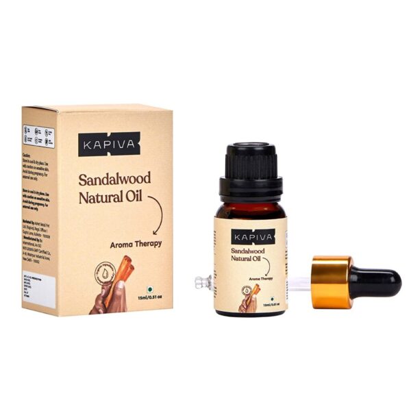 Kapiva Sandalwood Oil 15 Ml FOR boosts memory, improve overall skin texture