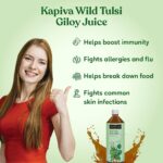 Kapiva Tulsi Giloy Juice 1 L FOR headaches, cough, cold, lowers blood sugar level, improves vision - Image 5