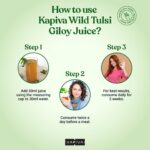 Kapiva Tulsi Giloy Juice 1 L FOR headaches, cough, cold, lowers blood sugar level, improves vision - Image 8