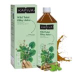 Kapiva Tulsi Giloy Juice 1 L FOR headaches, cough, cold, lowers blood sugar level, improves vision